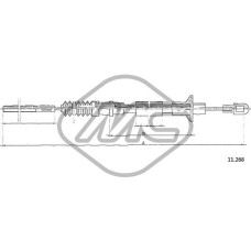 Cable de accionamiento, accionamiento del embrague