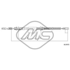 Cable de accionamiento, freno de estacionamiento