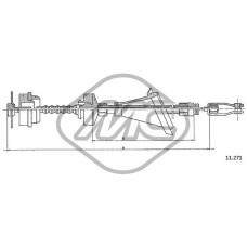 Cable de accionamiento, accionamiento del embrague