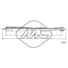 Árbol flexible del velocímetro