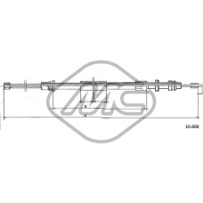 Cable de accionamiento, freno de estacionamiento
