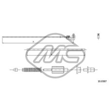 Cable del acelerador