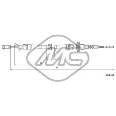 Cable de accionamiento, accionamiento del embrague