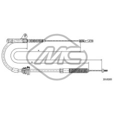 Cable de accionamiento, freno de estacionamiento