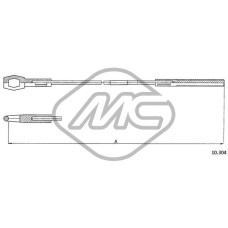 Cable de accionamiento, accionamiento del embrague