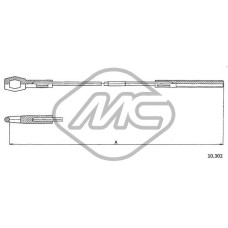 Cable de accionamiento, accionamiento del embrague
