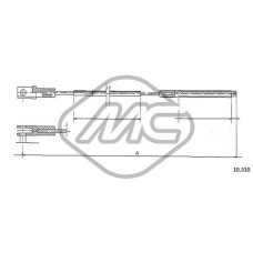 Cable de accionamiento, accionamiento del embrague