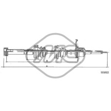 Árbol flexible del velocímetro