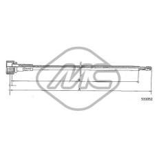 Árbol flexible del velocímetro