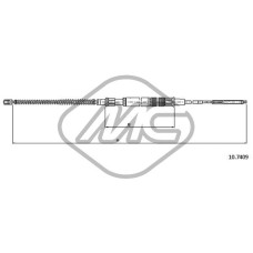 Cable de accionamiento, freno de estacionamiento