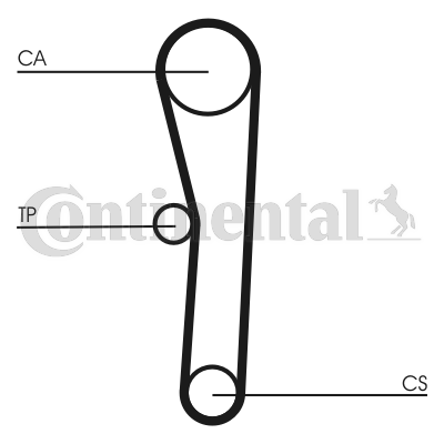 Correa dentada - CONTITECH-CT1008 Correa dentada - CONTITECH-CT1008