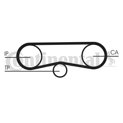 Correa dentada - CONTITECH-CT1018 Correa dentada - CONTITECH-CT1018