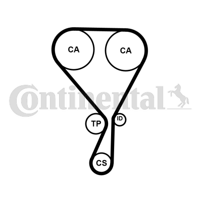 Correa dentada - CONTITECH-CT1228 Correa dentada - CONTITECH-CT1228