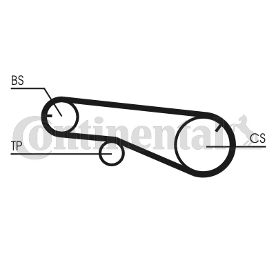 Correa dentada - CONTITECH-CT1109