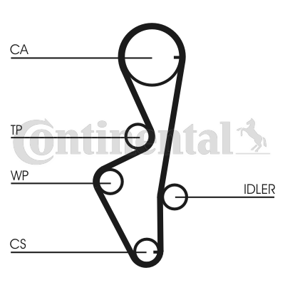 Correa dentada - CONTITECH-CT916 Correa dentada - CONTITECH-CT916