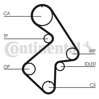 Correa dentada - CONTITECH-CT998 Correa dentada - CONTITECH-CT998
